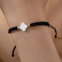 Wholesale Jewelry Simple Style Classic Style Four Leaf Clover Butterfly Synthetic Fibre Plastic Bracelets sku image 1