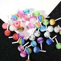 Cute Lollipop Resin Nail Decoration Accessories 100 PCS/Package main image 6