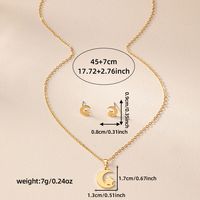 Exaggerated Simple Style Commute Shamrock Star Bow Knot Alloy Wholesale Earrings Necklace Jewelry Set main image 5