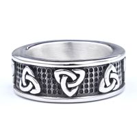 304 Stainless Steel Hip-Hop Streetwear Knot Rings sku image 4