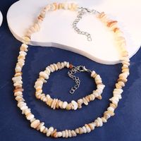 Ethnic Style Classic Style Geometric Stone Wholesale Bracelets Necklace Jewelry Set main image 4