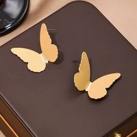 1 Pair Fairy Style Sweet Classic Style Butterfly Alloy Ear Studs main image 1