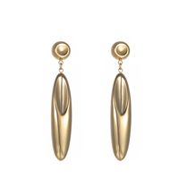 1 Pair XUPING Simple Style Geometric 304 Stainless Steel 18K Gold Plated Drop Earrings main image 10