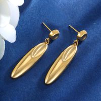 1 Pair XUPING Simple Style Geometric 304 Stainless Steel 18K Gold Plated Drop Earrings main image 6