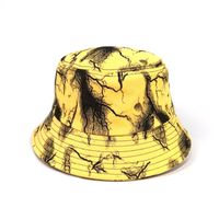 Women's Simple Style Color Block Printing Flat Eaves Bucket Hat sku image 16