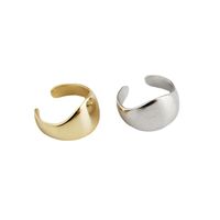 1 Piece Basic Simple Style Classic Style Geometric Plating Sterling Silver White Gold Plated Gold Plated Ear Cuffs main image 8