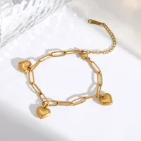 1 Par Casual Lindo Estilo Clásico Pentagrama Forma De Corazón Enchapado Ahuecar Acero Inoxidable 304 Acero Titanio Chapados en oro de 18k Pendientes De Aro sku image 13