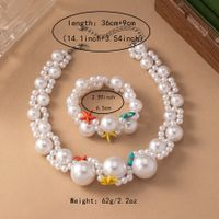 Romantic Sweet Starfish Plastic Wholesale Jewelry Set main image 2