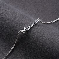 Wholesale Jewelry Elegant MAMA Simple Style Letter Alloy Copper Plating Bracelets main image 6