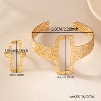 Basic Simple Style Classic Style Geometric Solid Color Alloy Wholesale Rings Bracelets Jewelry Set main image 2