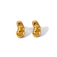 Edelstahl 304 18 Karat Vergoldet Basic Moderner Stil Klassischer Stil Überzug Erbse Ohrringe Halskette main image 5
