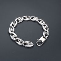 Gothic Basic Cool Style Solid Color 304 Stainless Steel Men's Bracelets main image 1