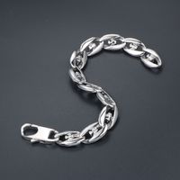 Gothic Basic Cool Style Solid Color 304 Stainless Steel Men's Bracelets main image 6