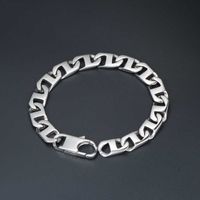 Gothic Punk Cool Style Solid Color 304 Stainless Steel Men's Bracelets sku image 7