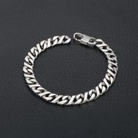 Gothic Punk Cool Style Solid Color 304 Stainless Steel Men's Bracelets sku image 6