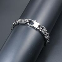 Gothic Punk Cool Style Solid Color 304 Stainless Steel Men's Bracelets main image 3
