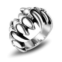 IG Style Nordic Style Retro Solid Color 304 Stainless Steel Polishing Men's Rings main image 9