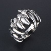 IG Style Nordic Style Retro Solid Color 304 Stainless Steel Polishing Men's Rings main image 3