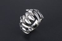 IG Style Nordic Style Retro Solid Color 304 Stainless Steel Polishing Men's Rings main image 6