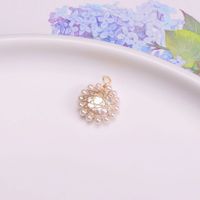 1 Stück Künstliche Perle Künstliche Perlen 14 Karat Vergoldet Farbblock Anhänger sku image 4