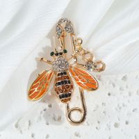 IG Style Simple Style Bee Alloy Inlay Rhinestones Women's Brooches 1 Piece main image 1