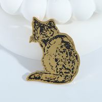 Cute Classic Style Animal Cat Alloy Women's Brooches 1 Piece main image 1