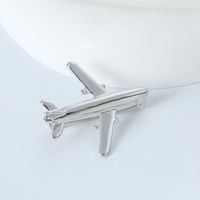 Simple Style Airplane Alloy Women's Brooches 1 Piece sku image 1