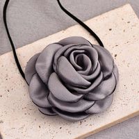 Wholesale Jewelry Simple Style Classic Style Flower Cloth Patchwork Choker main image 7