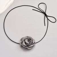 Wholesale Jewelry Simple Style Classic Style Flower Cloth Patchwork Choker main image 4