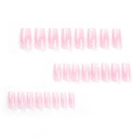 Cute Solid Color Gradient Color ABS Wear Manicure A Pack Of 24 main image 4