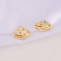 1 Piece 12 * 15mm Copper Zircon 18K Gold Plated Planet Polished Pendant main image 4