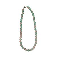 IG Style Y2K Simple Style Round Glass Copper Women's Necklace main image 3