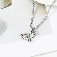 Punk Doll Heart Shape 201 Stainless Steel Alloy Unisex Pendant Necklace main image 3