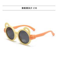 Cute Simple Style Cartoon Tac Special-Shaped Mirror Full Frame Kids Sunglasses sku image 5