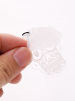 1 Pair Casual Vintage Style Simple Style Skull Transparent Arylic Drop Earrings main image 4