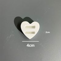 Elegant Simple Style Geometric Heart Shape Gypsum Jewelry Display Jewelry Rack sku image 3