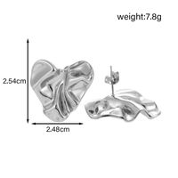 1 Pair Simple Style Classic Style Heart Shape Heart 304 Stainless Steel Ear Studs main image 8