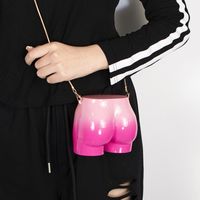 Women's Small Arylic Gradient Color Streetwear Lock Clasp Crossbody Bag main image 4