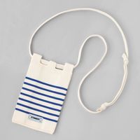 Women's Mini Polyester Stripe Basic Vintage Style Magnetic Buckle Crossbody Bag sku image 3