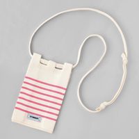 Women's Mini Polyester Stripe Basic Vintage Style Magnetic Buckle Crossbody Bag sku image 4