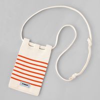 Women's Mini Polyester Stripe Basic Vintage Style Magnetic Buckle Crossbody Bag sku image 6