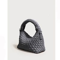 Women's Small Braid Solid Color Streetwear Weave Pillow Shape Magnetic Buckle Handbag sku image 10