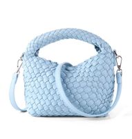 Women's Small Braid Solid Color Streetwear Weave Pillow Shape Magnetic Buckle Handbag sku image 15