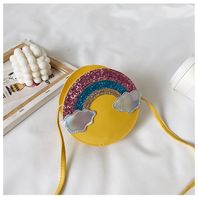 Women's Small Pu Leather Rainbow Cute Zipper Coin Purse sku image 1