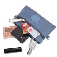Unisex Solid Color Nylon Zipper Wallets main image 4