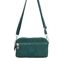Women's Medium Nylon Solid Color Basic Classic Style Zipper Crossbody Bag sku image 5