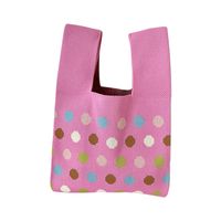 Women's Medium Polyester Polka Dots Vintage Style Square Open Handbag main image 9