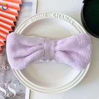 Women's Modern Style Simple Style Classic Style Solid Color Bow Knot Cloth Hair Band Wrist Strap sku image 29