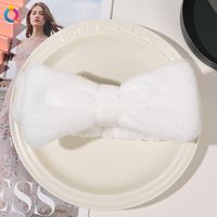 Women's Modern Style Simple Style Classic Style Solid Color Bow Knot Cloth Hair Band Wrist Strap sku image 32