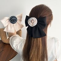 Women's Simple Style Floral Bow Knot Cloth Hair Clip main image 1